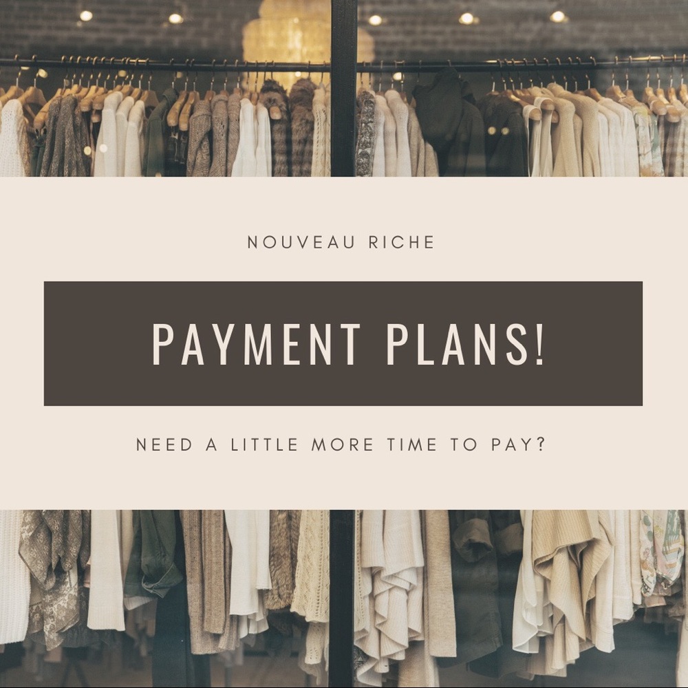 Now Available : Payment Plans!! 💰